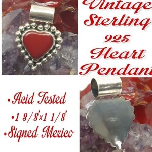 ❤♡Beautiful and Classy ♡❤ Sterling Heart Pendant